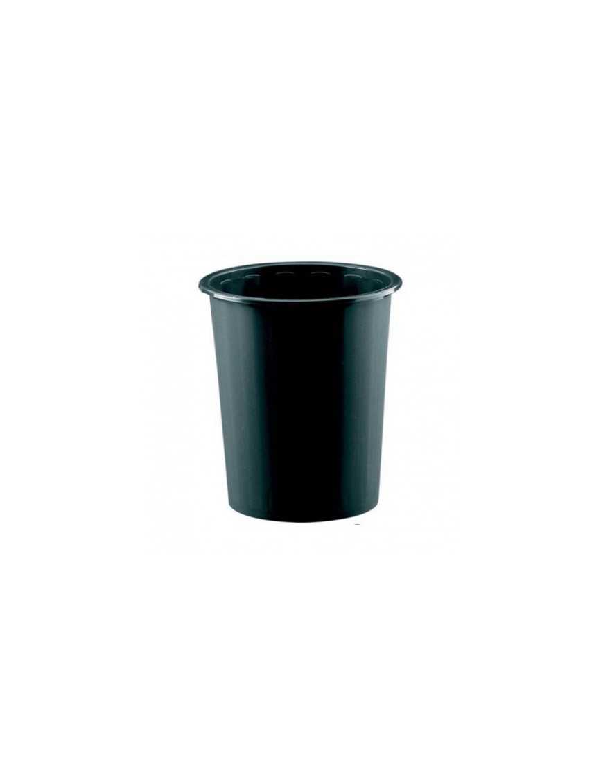 PAPELERA PLASTICO NEGRA FAIBO