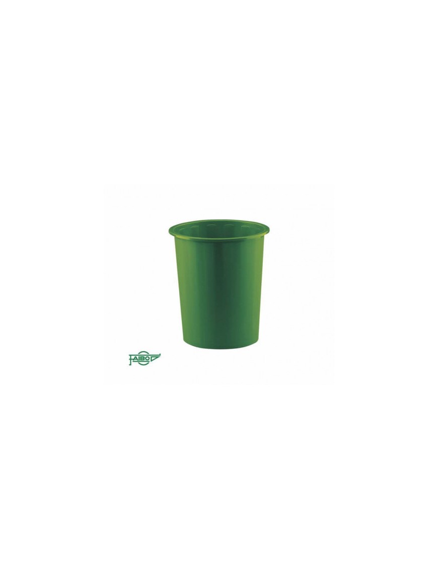 PAPELERA PLASTICO VERDE FAIBO