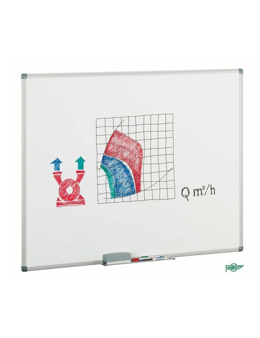 PIZARRA BLANCA MARCO ALUMINIO 122X244 FAIBO 11-6