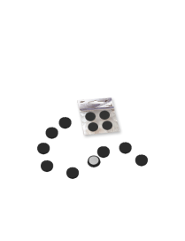 BOLSA DE 20 IMANES DE 20 MM. NEGRO FAIBO
