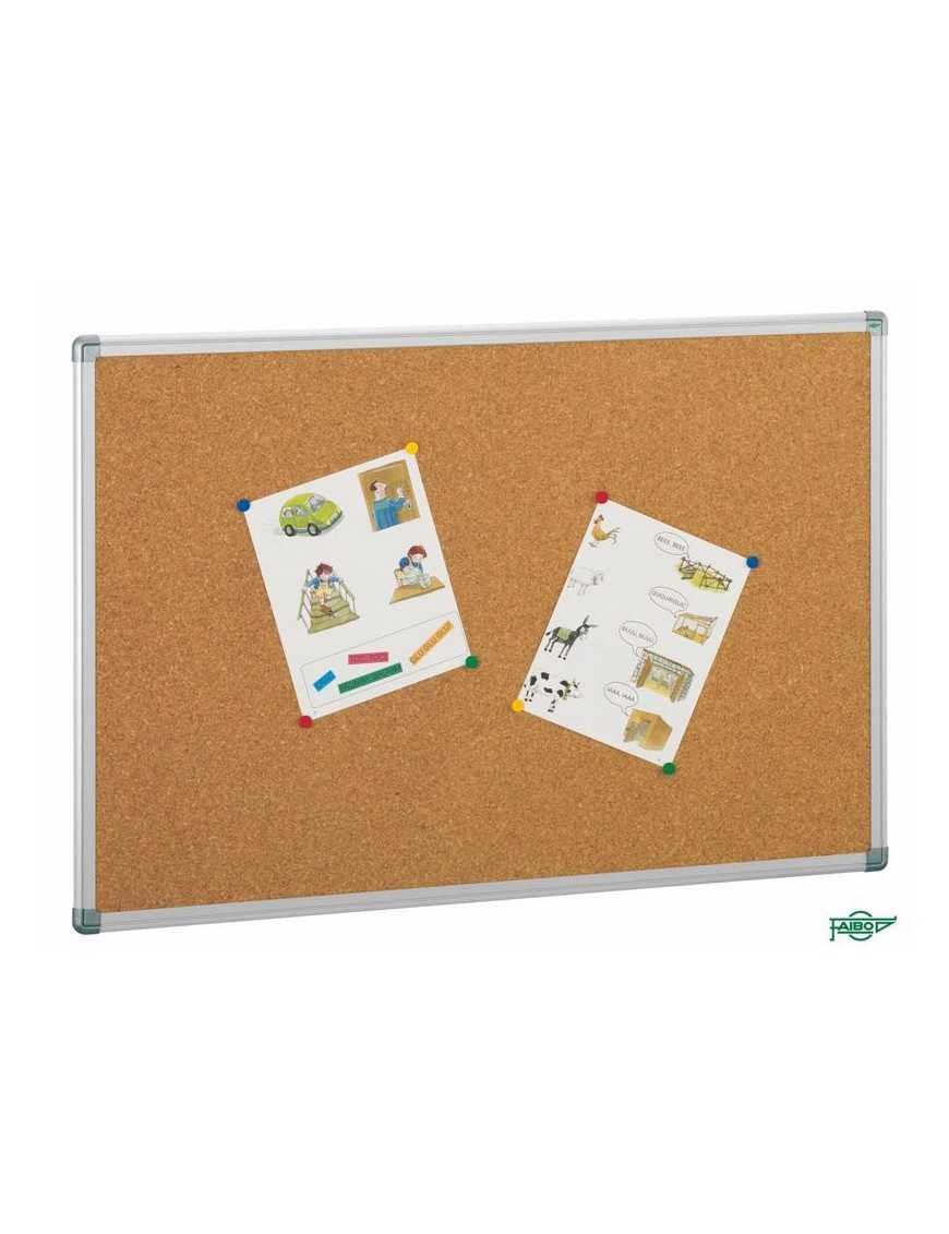 TABLERO CORCHO 100X200 ALUMINIO FAIBO MODELO 601-5