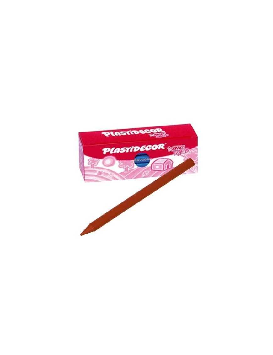 CAJA DE 25 PLASTIDECOR UNICOLOR MARRON