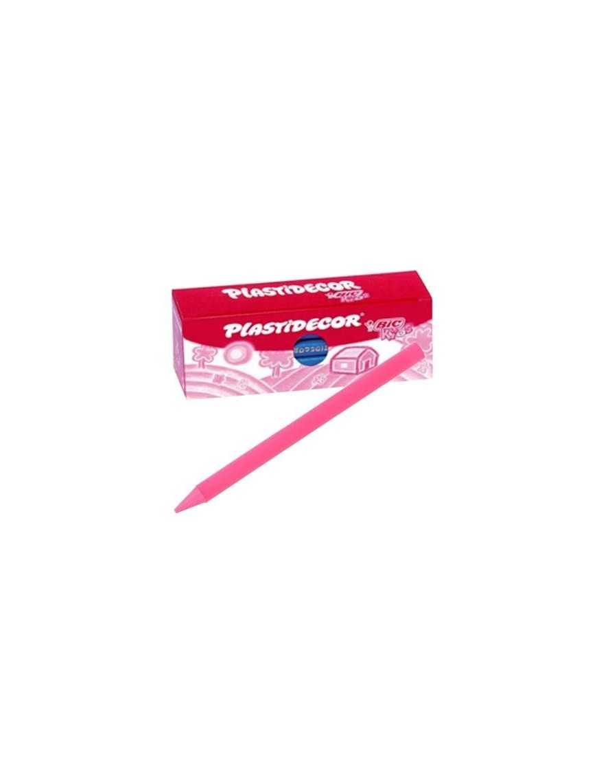 CAJA DE 25 PLASTIDECOR UNICOLOR ROSA