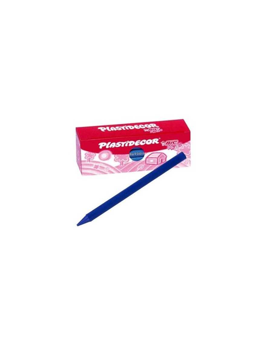 CAJA DE 25 PLASTIDECOR UNICOLOR AZUL OSCURO