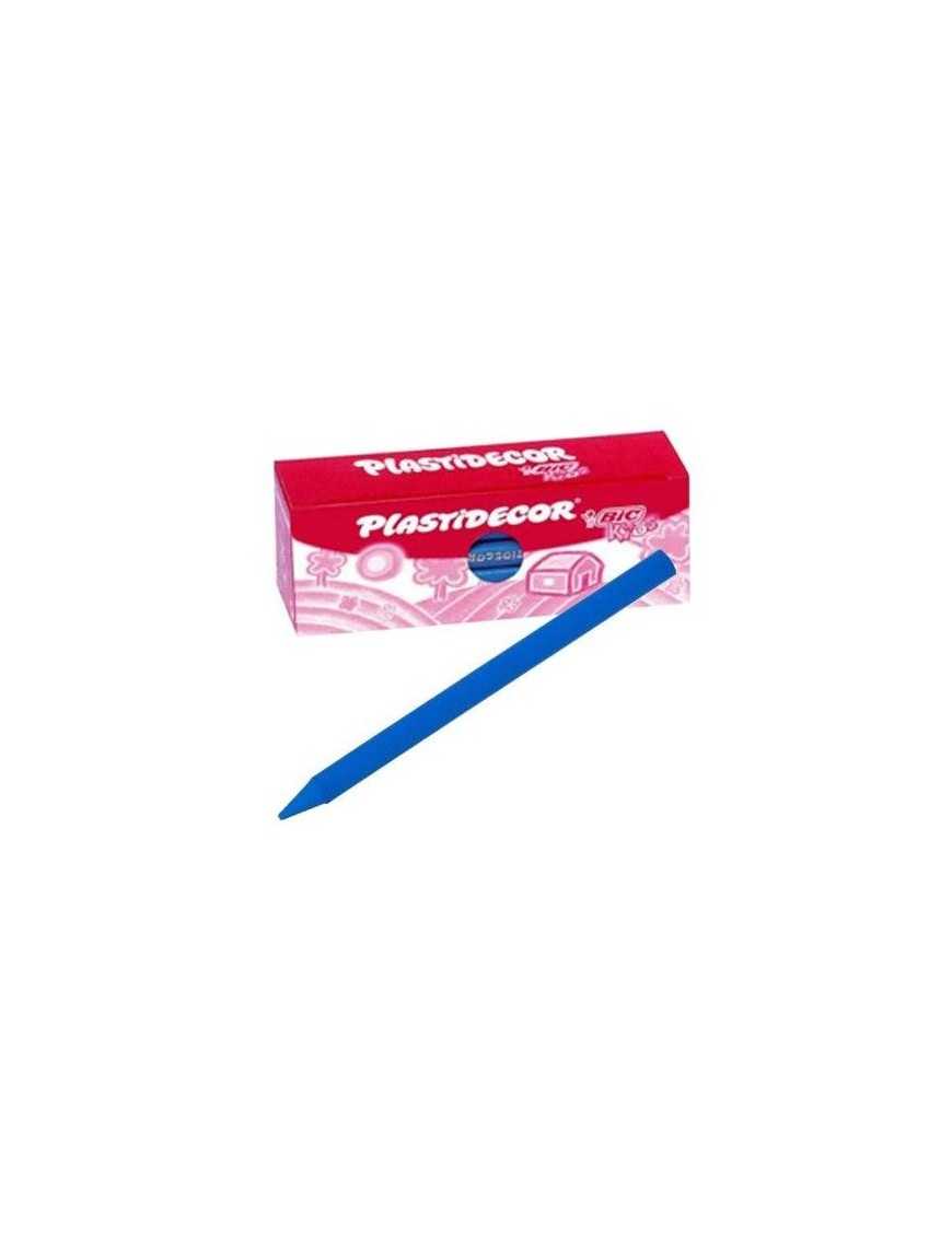 CAJA DE 25 PLASTIDECOR UNICOLOR AZUL CLARO