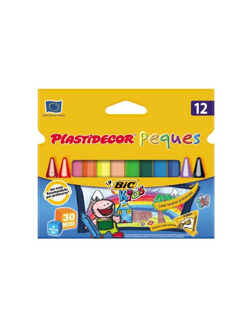 BIC PLASTIDECOR PEQUES 12UDS