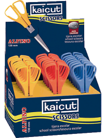 EXPOSITOR DE 25 TIJERAS ESCOLARES KAICUT