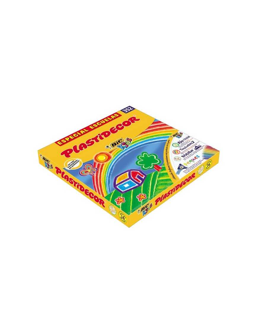 CERAS PLASTIDECOR 352 UNIDADES BIC KIDS.