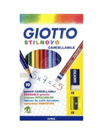 LAPICES COLOR GIOTTO STILNOVO BORRABLE 12CCOLO