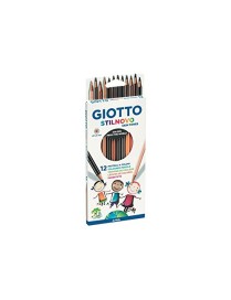 LAPICES COLOR GIOTTO STILNOVO 12 COL SKIN TONES