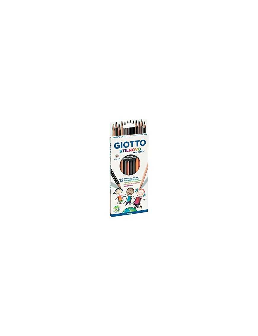 LAPICES COLOR GIOTTO STILNOVO 12 COL SKIN TONES