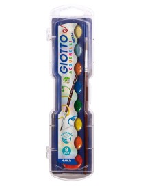 ACUARELA GIOTTO 8 COLORES METAL.