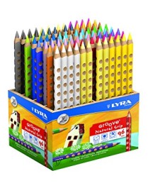 LAPICES COLOR LYRA GROOVE SCHOOLPACK 96 UNIDADES.