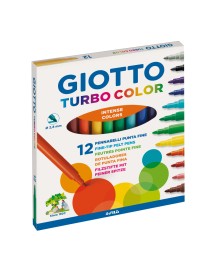 ROTULADOR TURBOCOLOR GIOTTO CAJA 12 UND.