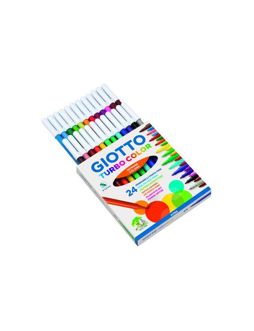 ROTULADOR TURBOCOLOR GIOTTO CAJA 24 UND.
