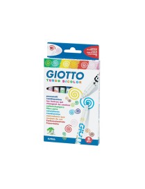 ROTULADOR TURBO BICOLOR CAJA 8 UND.