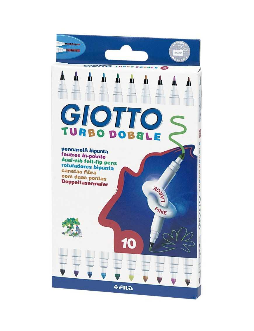 ROTULADOR TURBO DOBBLE CAJA 10 UND.GIOTTO