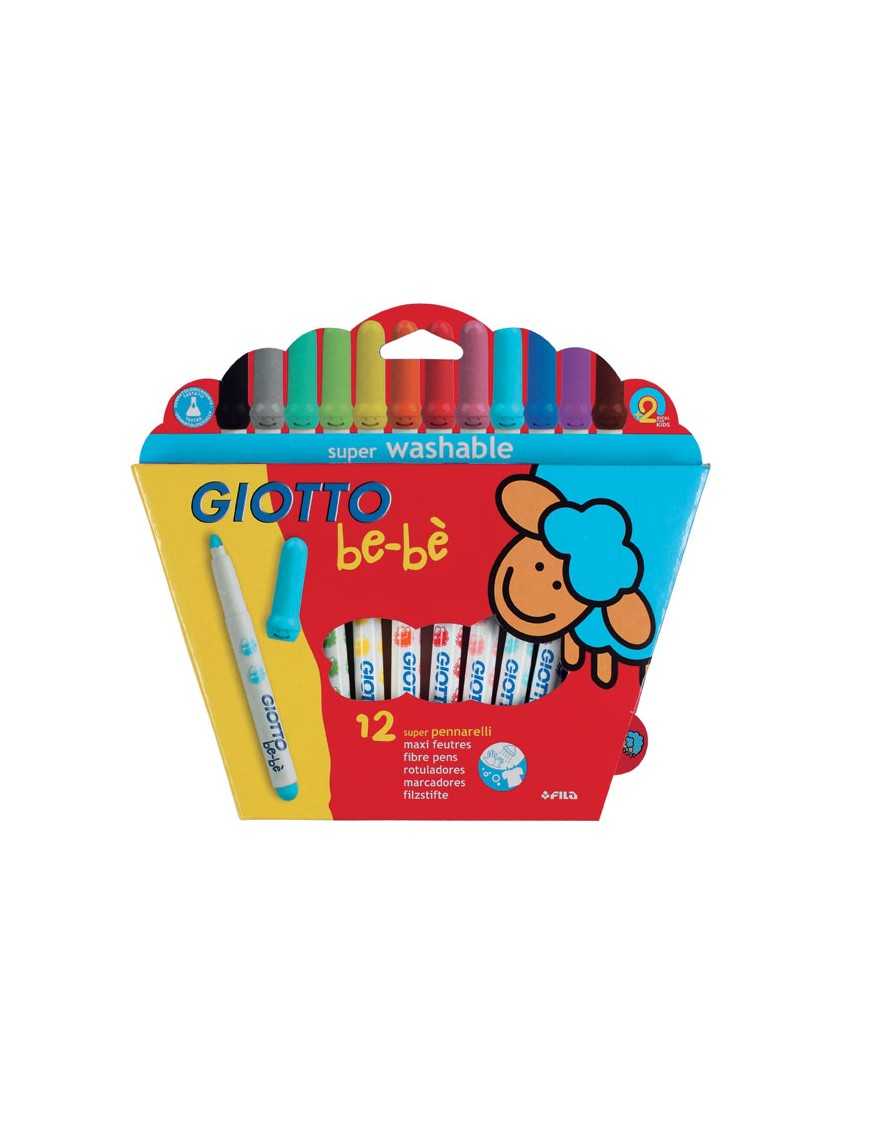 GIOTTO BEBE CAJA 12 SUPER ROTULADORES.