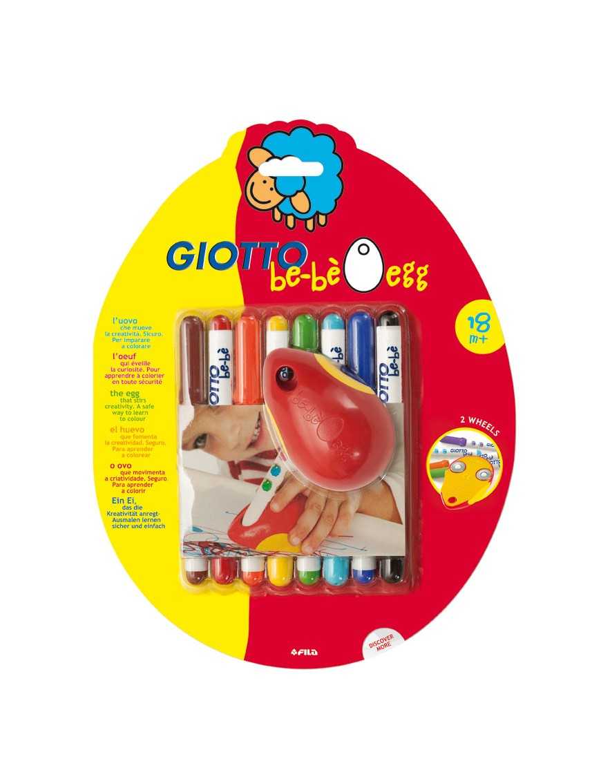 GIOTTO BEBE EGG + 8 SUPER ROTULADORES.