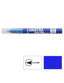 GIOTTO ROTULADOR DECOR TEXTIL AZUL ULTRAMAR.