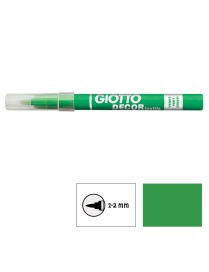 GIOTTO ROTULADOR DECOR TEXTIL VERDE.