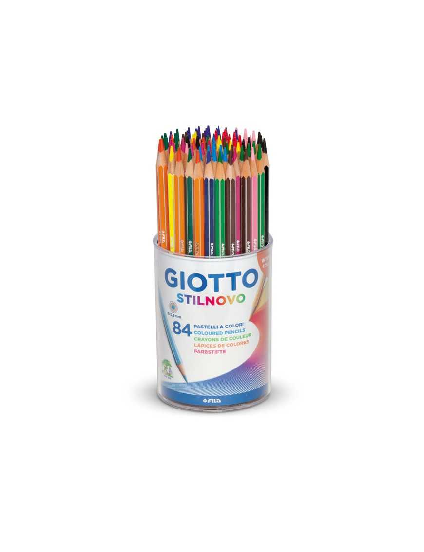 GIOTTO STILNOVO BOTE DE 84 PINTURAS EXAGONAL.