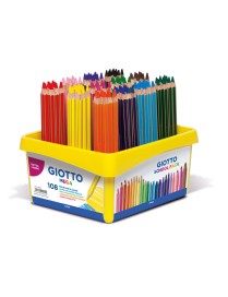 GIOTTO LAPICES COLORES MEGA SCHOOLPACK 108 5235