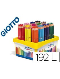 GIOTTO 192 LAPICES DE COLORES SCHOOL STILNOVO 5234