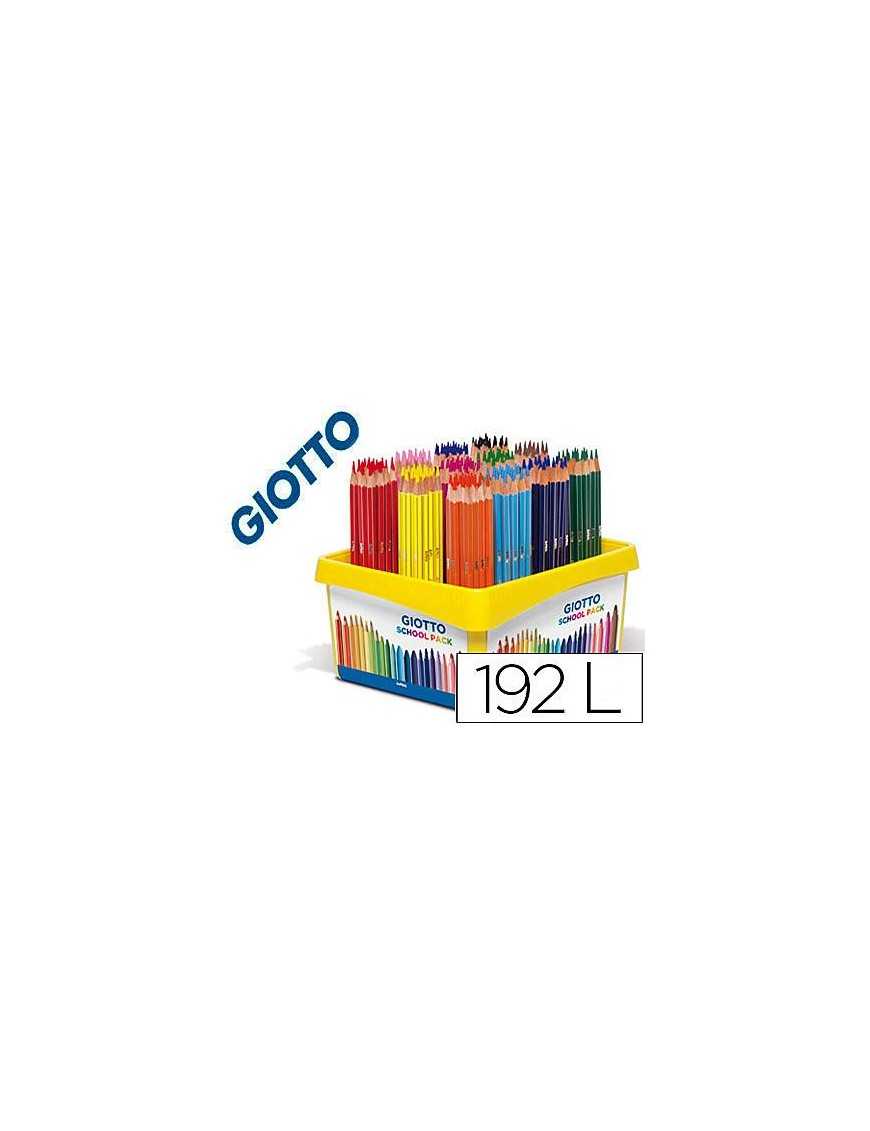 GIOTTO 192 LAPICES DE COLORES SCHOOL STILNOVO 5234