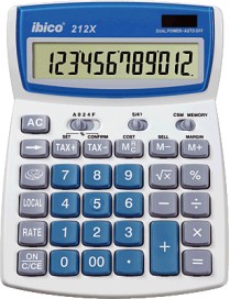 CALCULADORA IBICO 212X 12 DIGITOS.