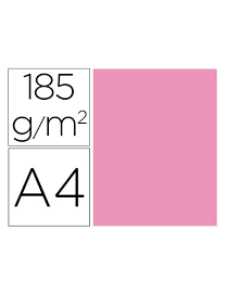 CARTULINA A4 ROSA Nº 10 IRIS 185GR.