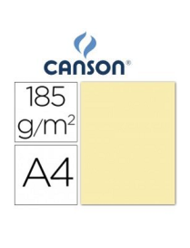 CARTULINA A4 CREMA Nº02 IRIS 185 GRAMOS P/50UDS