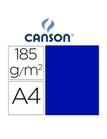 CARTULINA A4 AZUL ULTRAMAR Nº 24 IRIS 185GR.
