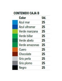 EXPOSITOR CARTULINAS A4 CAJA B CONTENIDO