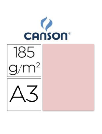 CARTULINA A3 ROSA IRIS 185GR.