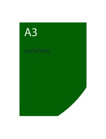 CARTULINA A3 VERDE AMAZONAS IRIS 185GR.