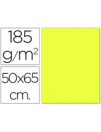 CARTULINA AMARILLO LIMON Nº3 50X65 IRIS 185GR.