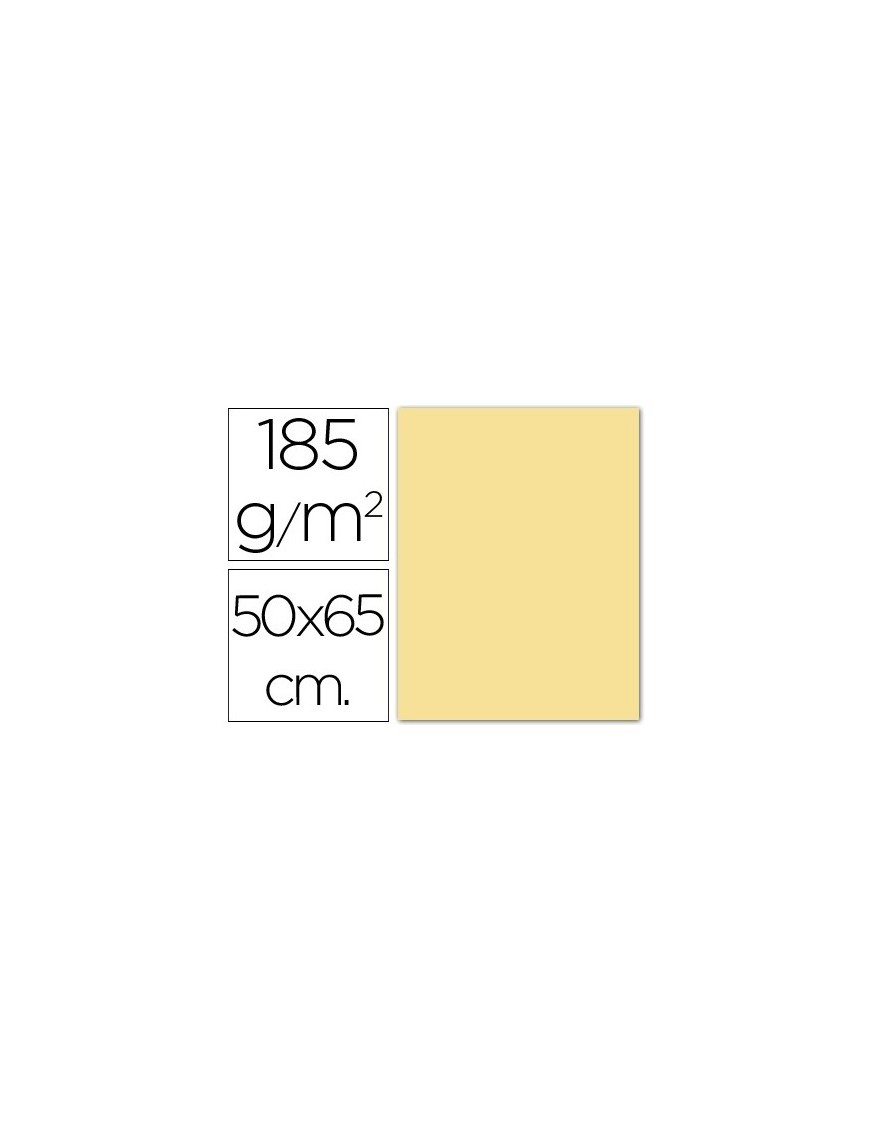 CARTULINA CREMA Nº2 50X65 IRIS 185GR.