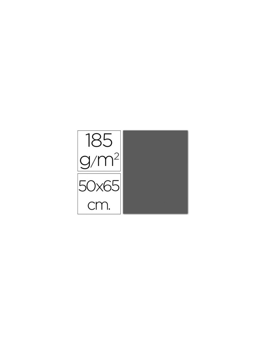 CARTULINA GRIS PLOMO 50X65 IRIS 185GR. Nº36