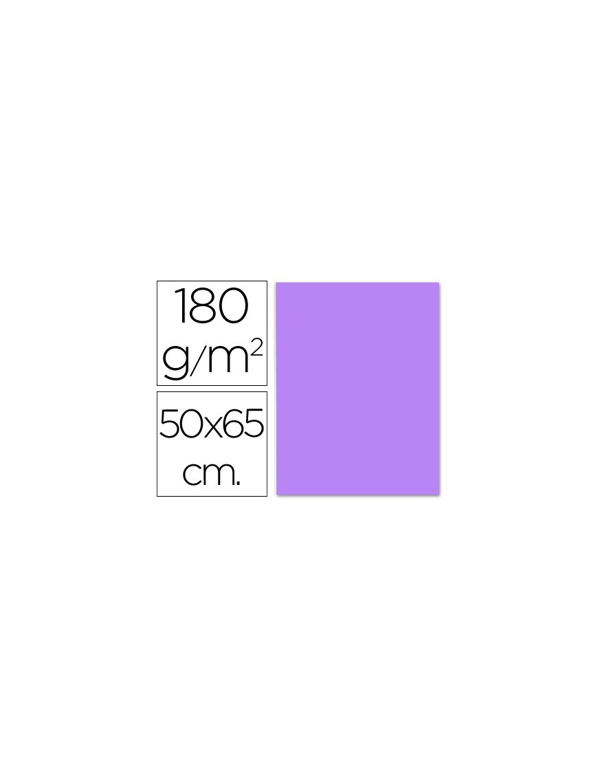 CARTULINA LILA Nº17 50X65 IRIS 185GR.