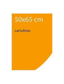 CARTULINA MANDARINA Nº 8 50X65 CANSON IRIS 185GR