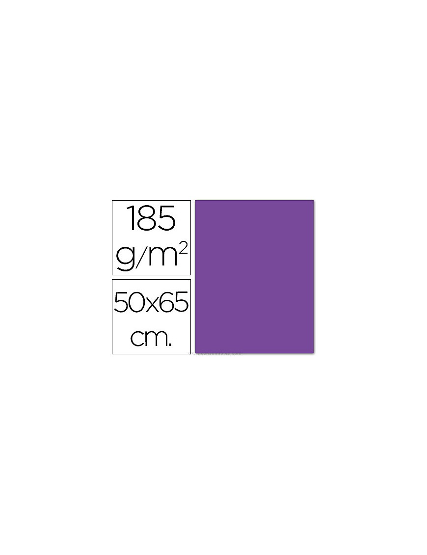 CARTULINA VIOLETA Nº18 50X65 IRIS 185GR. Nº18