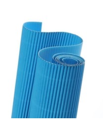 CARTON ONDULADO AZUL TURQUESA CANSON