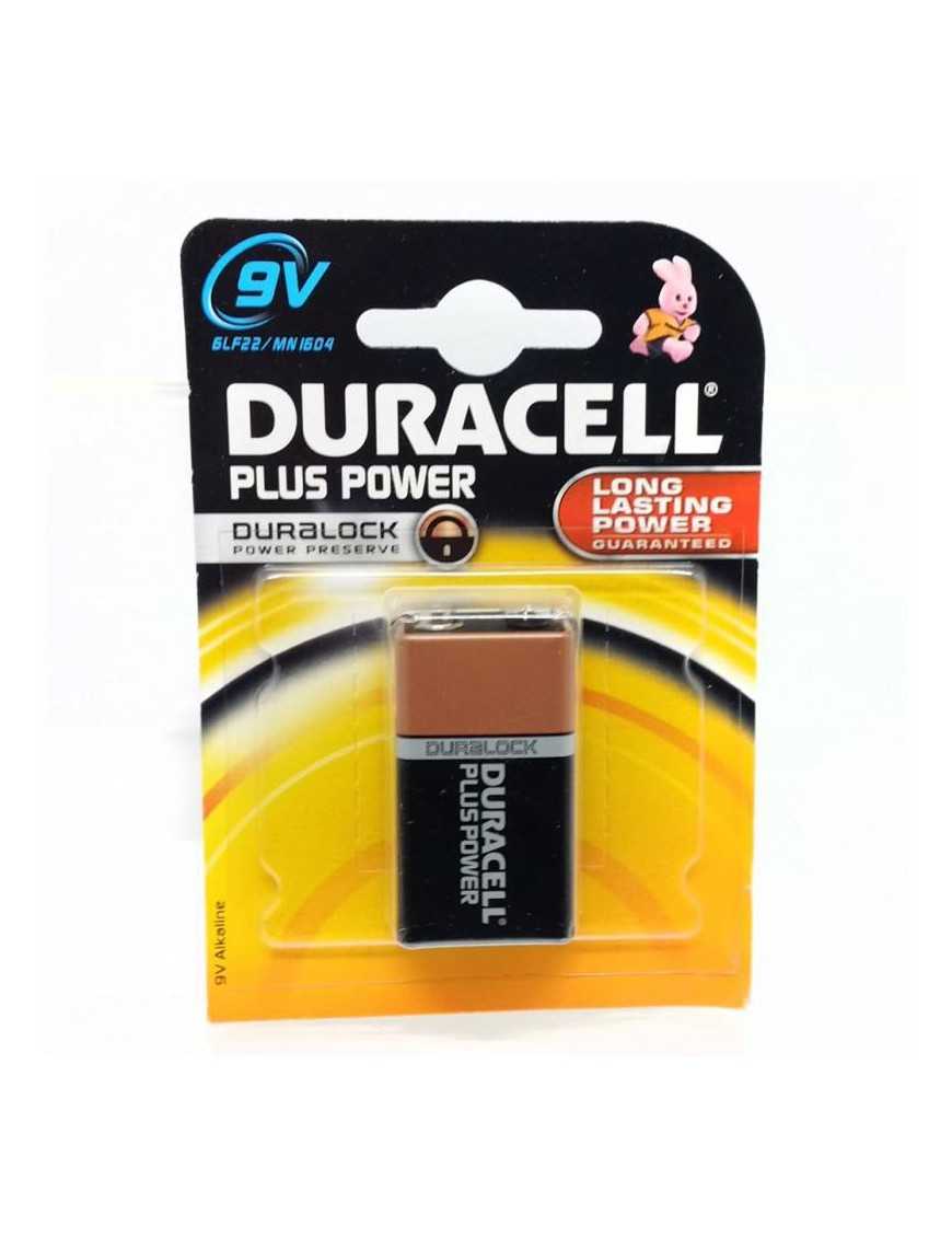 PILA 9V DURACELL PLUS POWER 6LF22