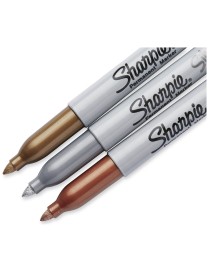 SHARPIE BLISTER 3 ROTULADORES ORO PLATA COBRE FINO