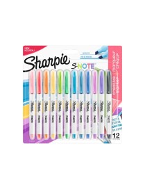 SHARPIE BLISTER 12 UDS PASTEL S-NOTE