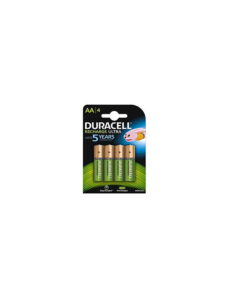 PILA AA RECARGABLE DURACELL PACK 4