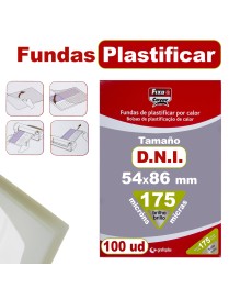 FUNDAS PLASTIFICAR 54X86 175 MICRAS FIXO