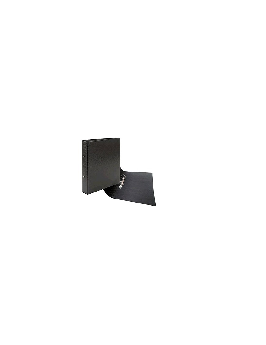 CARPETA 2 ANILLAS FOLIO APAISADO 25 MM. NEGRA