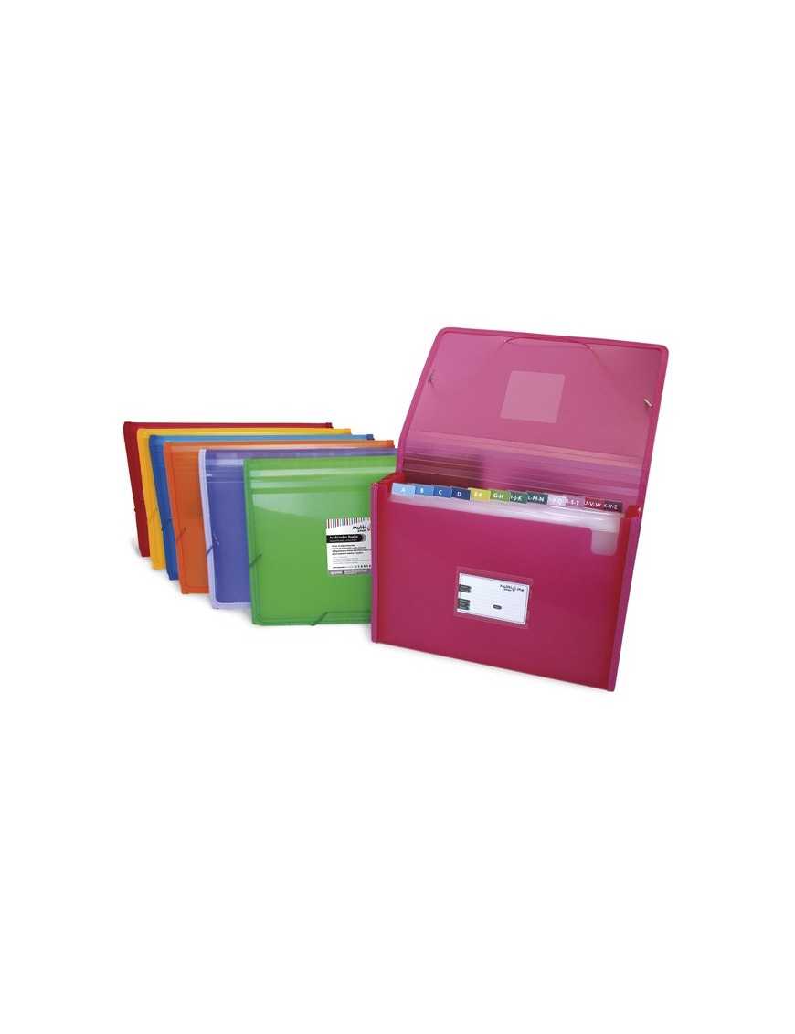 ARCHIVADOR FUELLE GOMAS 13 DEPARTAMENTOS MULTILINE